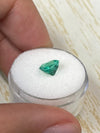 1.46 Carat GIA CERTIFIED 7x6 Bluish Green Natural Loose Colombian Emerald- Emerald Cut