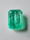 4.63 Carat 11.8mx8.6 Spring Green Natural Loose Colombian Emerald-Classic Emerald Cut