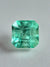 4.69 Carat 10x10 Freckled Loose Colombian Emerald-Asscher Cut with Clipped Corners