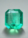 4.72 Carat 11x10 Spready Bluish Natural Loose Colombian Emerald-Asscher Cut