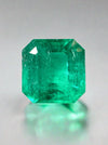 4.75 Carat Minor Oil 10x10 Deep Bluish Green Natural Loose Colombian Emerald-Asscher Cut