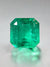 4.75 Carat Minor Oil 10x10 Deep Bluish Green Natural Loose Colombian Emerald-Asscher Cut