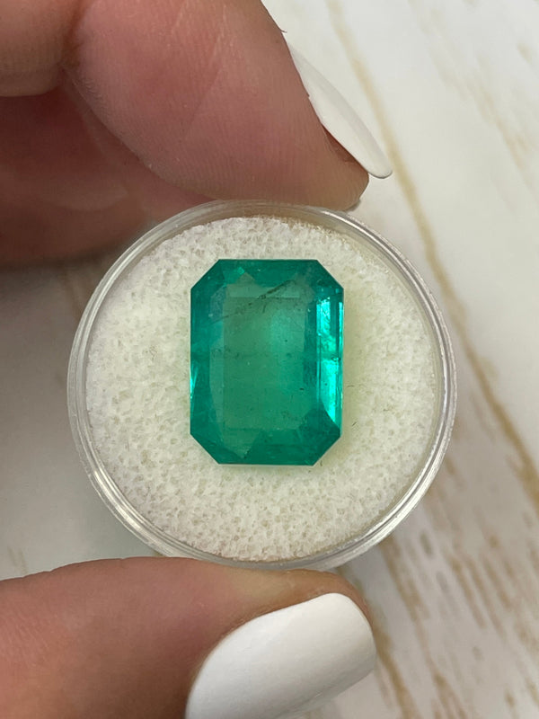 9.52 Carat HUGE 15.4x11.50 Natural Loose Colombian Emerald-Emerald Cut