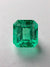 1.68 Carat 7.5x7 Crystalline Muzo Yellowish Green Asscher Cut Natural Unset Colombian Emerald