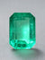 5.54 Carat 12.5x9 Spring Green Natural Loose Colombian Emerald-Elonageted Emerald Cut