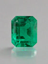 3.43 Carat AAA+ Vivid Bluish Green Natural Loose Colombian Emerald-Emerald Cut