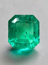 5.72 Carat 11x10.5 Freckled Forest Natural Loose Colombian Emerald-Asscher Cut