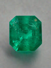 5.91 Carat 12x11 Deep Green Natural Loose Colombian Emerald- Emerald Cut