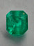 5.91 Carat 12x11 Deep Green Natural Loose Colombian Emerald- Emerald Cut