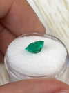 1.94 Carat 8.5x7 Freckled Green Natural Loose Colombian Emerald- Emerald Cut