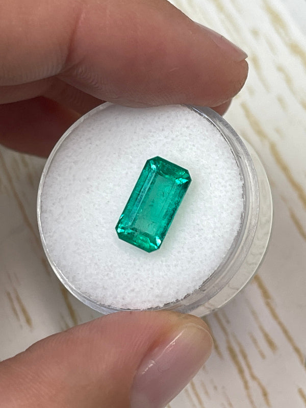 2.70 Carat 11.4x6 Yellowish Elongated Emerald Cut