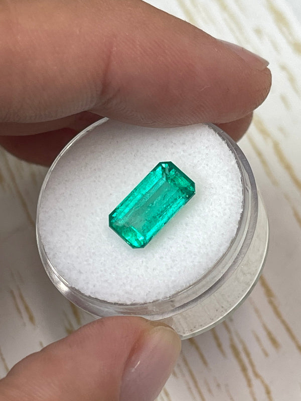 2.70 Carat 11.4x6 Yellowish Elongated Emerald Cut
