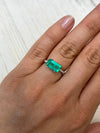 2.70 Carat 11.4x6 Yellowish Elongated Emerald Cut