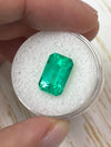 5.26 Carat 12.5x8.2 Yellowish Green Natural Loose Colombian Emerald- Emerald Cut