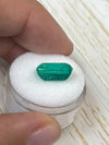 5.63 Carat 13x8 VS Bluish Green Natural Loose Colombian Emerald- Emerald Cut