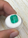 9.03 Carat 12.5x12.5 HUGE Green Natural Loose Colombian Emerald-Asscher Cut