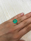 9.03 Carat 12.5x12.5 HUGE Green Natural Loose Colombian Emerald-Asscher Cut