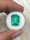 Large 12.11 Carat GIA Certified 16x12 Classic Natural Loose Colombian Emerald- Emerald Cut