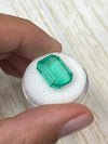 Large 12.11 Carat GIA Certified 16x12 Classic Natural Loose Colombian Emerald- Emerald Cut