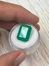 Large 12.13 Carat 15.5x11.5 Fine Natural Loose Colombian Emerald- Emerald Cut