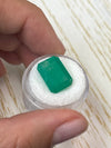 Large 12.13 Carat 15.5x11.5 Fine Natural Loose Colombian Emerald- Emerald Cut
