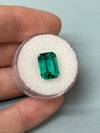 4.10 Carat AAA+ Crystal Clean Vivid Bluish Green Natural Loose Brazilian Emerald
