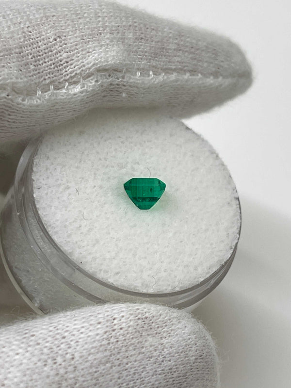 0.62 Carat 5x4 AAA+ Fine Loose Colombian Emerald-Emerald Cut