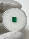 0.85 Carat 5.8x4.7 AAA+ Fine Loose Colombian Emerald-Emerald Cut