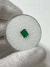 0.85 Carat 5.8x4.7 AAA+ Fine Loose Colombian Emerald-Emerald Cut