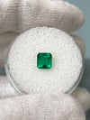 0.90 Carat 5.8x5.4 AAA+ Fine Loose Colombian Emerald-Asscher Cut