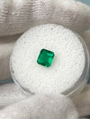0.90 Carat 5.8x5.4 AAA+ Fine Loose Colombian Emerald-Asscher Cut