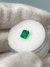 0.90 Carat 5.8x5.4 AAA+ Fine Loose Colombian Emerald-Asscher Cut