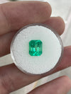 2.47 Carat 9x7 Yellowish Green Natural Loose Colombian Emerald- Emerald Cut