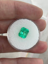 2.47 Carat 9x7 Yellowish Green Natural Loose Colombian Emerald- Emerald Cut
