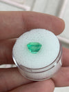 2.82 Carat Colombian Emerald Chunky Cut 8.5x7.4mm Crystal Clear Loose Natural Gemstone