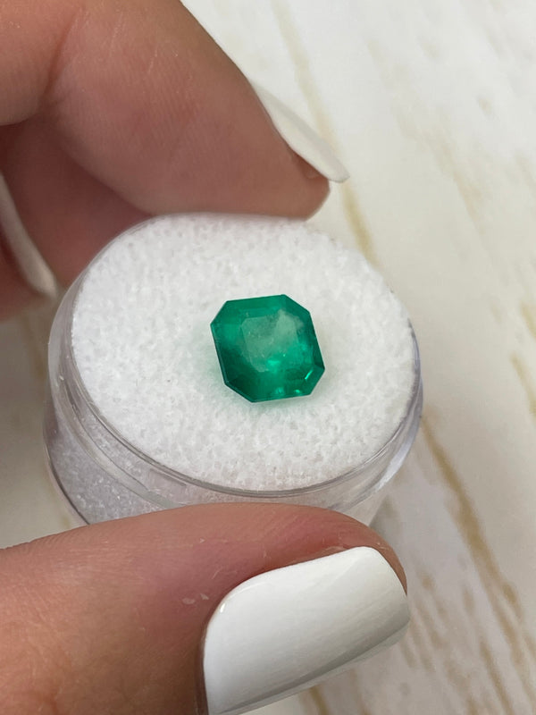 2.55 Carat Forest Muzo Green Natural Loose Colombian Emerald- Asscher Cut