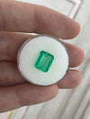 3.30ct Muzo Colombian Emerald Crystal Clear Yellowish Green Spready Cut 10.4x8.4mm Earth Mined Loose Gemstone