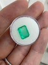 4.12 Carat 12x9 Portrait Cut Natural Loose Colombian Emerald-Emerald Cut