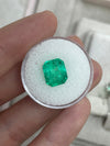 4.82 Carat 11x9 Gemmy Rich Green Natural Loose Colombian Emerald-Emerald Cut