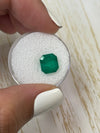 3.33 Carat 9x8.5 Vivid Muzo Colombian Emerald-Asscher Cut with Clipped Corners