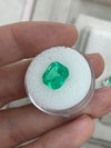 4.82 Carat 11x9 Gemmy Rich Green Natural Loose Colombian Emerald-Emerald Cut