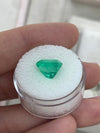 4.82 Carat 11x9 Gemmy Rich Green Natural Loose Colombian Emerald-Emerald Cut