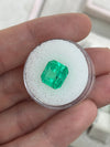 5.29 Carat 10.5x10 Vibrant Loose Colombian Emerald-Asscher Cut