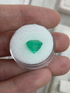 5.57 Carat 10x10 Medium Yellowish Loose Colombian Emerald-Asscher Cut