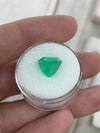 6.19 Carat 10x10 Medium Neon Yellowish Loose Colombian Emerald-Asscher Cut