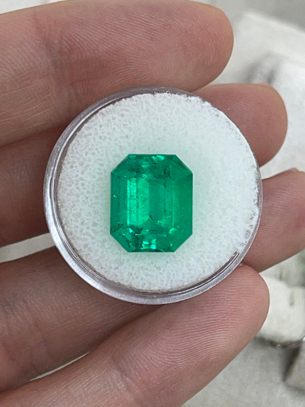 8.40 Carat 13x11 AAA+ Fine Loose Colombian Emerald-Emerald Cut