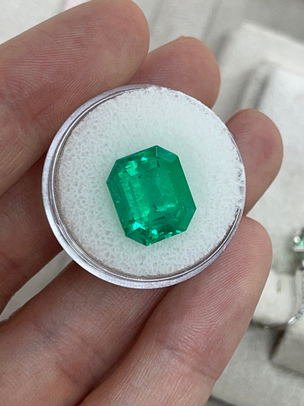 8.40 Carat 13x11 AAA+ Fine Loose Colombian Emerald-Emerald Cut