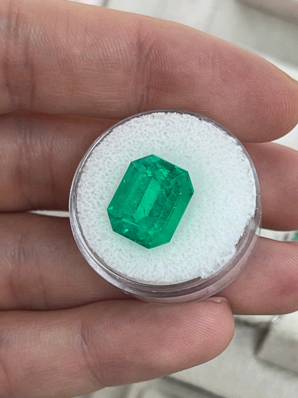 8.40 Carat 13x11 AAA+ Fine Loose Colombian Emerald-Emerald Cut