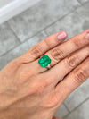 8.40 Carat 13x11 AAA+ Fine Loose Colombian Emerald-Emerald Cut