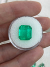 8.98 Carat 13x11 Vivid Loose Colombian Emerald-Emerald Cut